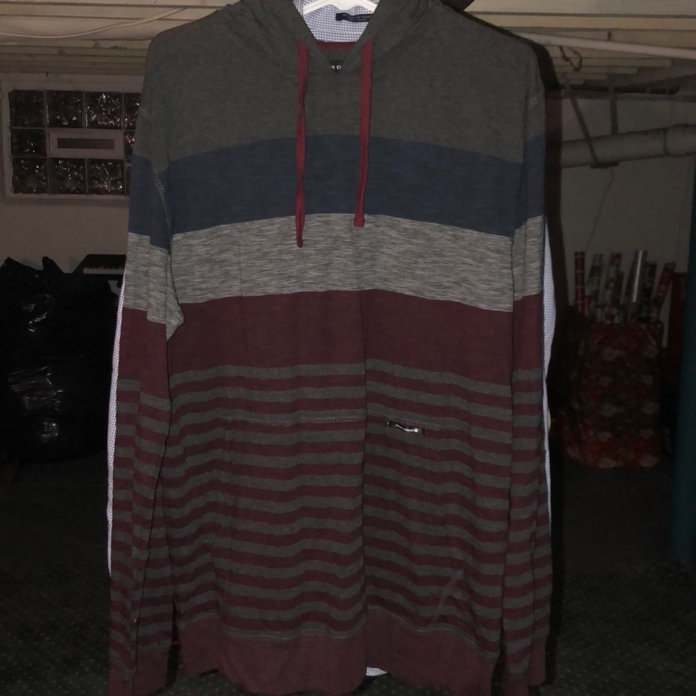 Ocean current long sleeve hoodie